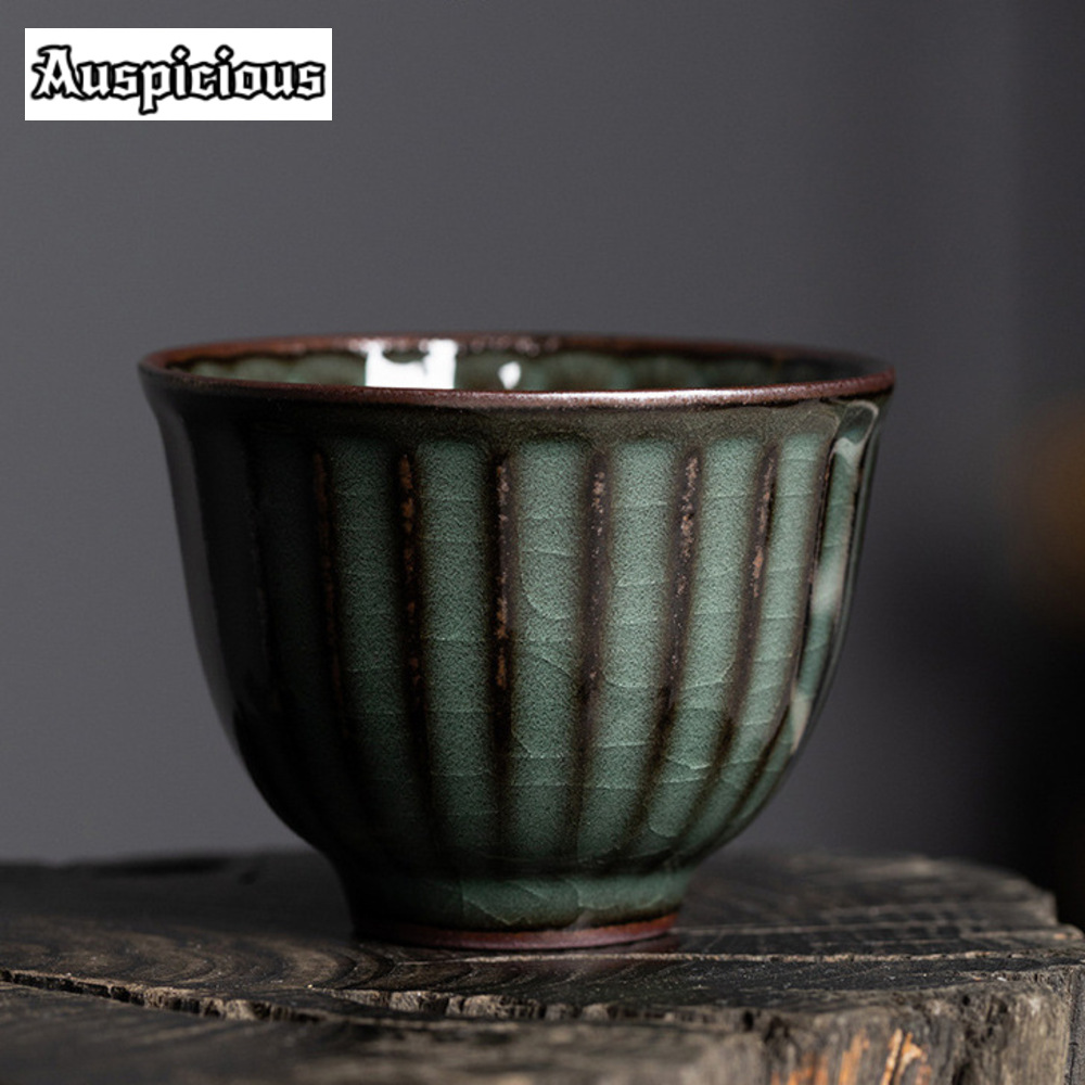 수제 Ge 가마 다리미 바디 세라믹 찻잔, Longqu - Celadon Ceramic Cup 리뷰 및 가격