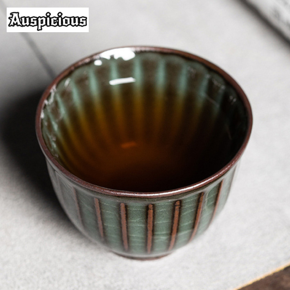 수제 Ge 가마 다리미 바디 세라믹 찻잔, Longqu - Celadon Ceramic Cup 리뷰 및 가격