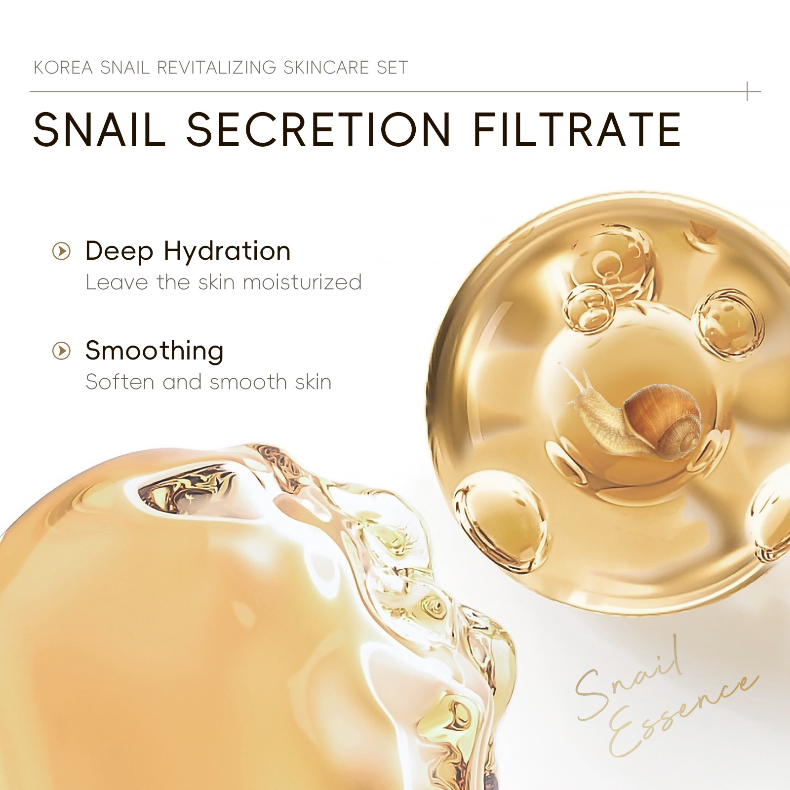 5pcs 박스형 한국 달팽이 스킨 케어 세트 달팽이 페 - Essence Serum Toner 리뷰 및 가격