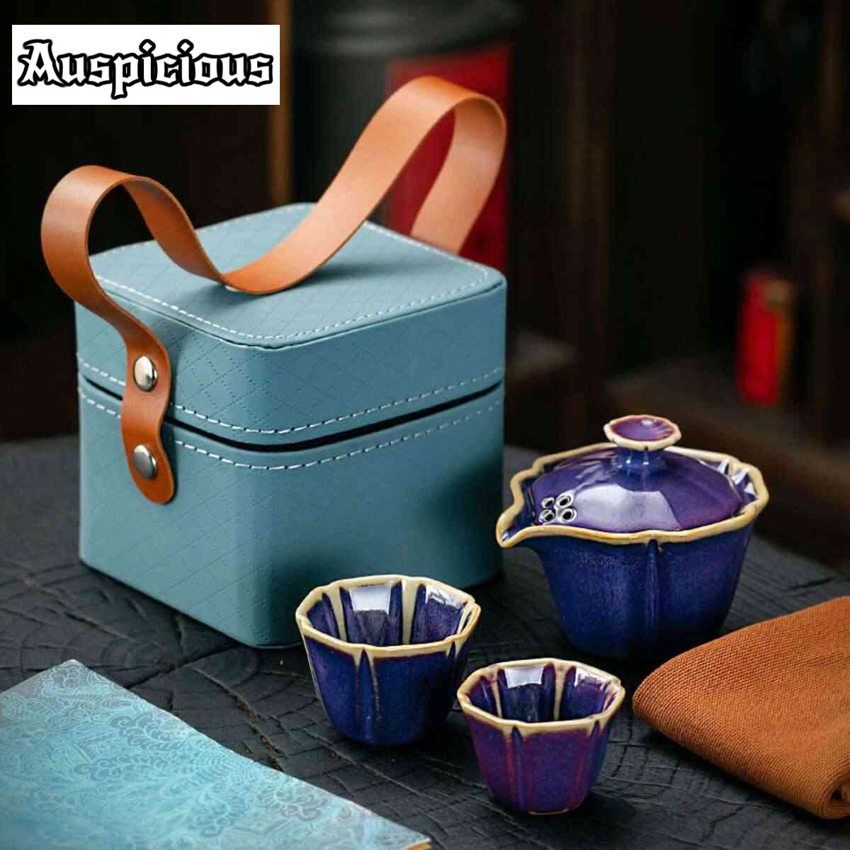 Jun Kiln Celadon 휴대용 여행용 차 세트  - Celadon Ceramic Cup 리뷰 및 가격