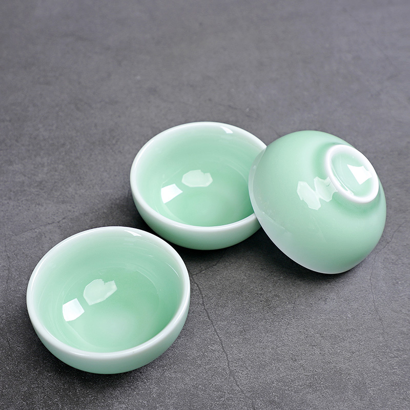 청자 물고기 귀여운 찻잔, 중국 쿵푸 찻잔, 홈 오피스 - Celadon Ceramic Cup 리뷰 및 가격